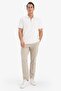 Tailored Regular Fit Short Leg Stretch Fabric Technical Trousers F1672Ax25Au - 3
