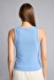 Fitted Embroidered Round Neck Ribbed Undershirt I3204Ax26Hs - 5