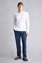 %100 Cotton New Regular Fit Long Sleeve Button Detailed Top Striped Bottom 2-Piece Pajama Set H7607Ax26Au