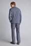 100% Cotton Regular Fit Plaid Patterned Long Sleeve 2-Piece Pajama Set H7538Ax26Au - 7