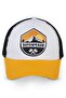 Mountaın Embroidery 6-9 Years Old Children's Boys' Cap Hat - White - 5
