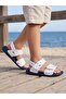 Shark Patterned Sandals Size 26-32 - White