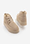 Women's Thick Sole Sheepskin Casual Boots Mariva Beige Suede