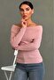 Madonna Collar Knitwear Sweater Long Sleeve - Powder Mg2184 - 2