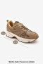 Women's Suede Textured Mesh Detailed Multi-Piece Thick Sole Lace-Up Casual Sneaker Terita Camel Suede - 8