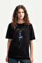 Black Men's Oversize / Relax T-Shirt - 100% Cotton |   (Nib) - 4