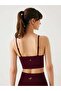 Vella Comfort Sport Bra with Straps in Burgundy - 2
