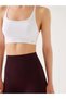 Luz Belt Rip Detailed High Waist, Firming Leggings Dark Burgundy - 4