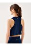 Aura Crop Undershirt Navy Blue - 2
