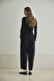 Black Barrel Fit Pants - 6