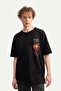 Black Men's Oversize / Relax T-Shirt - 100% Cotton |   (Noise) - 2