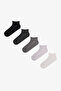 Classical Jacquard 5-Pack Bootie Socks