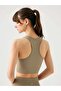 Gela Double Layer Kompress Sport Bra Khaki - 2
