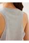 Aura Crop Top Gray Melange - 3