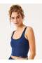 Aura Short Size Soft Undershirt Navy Blue - 3