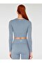 Naples Long Sleeve Crop Top Econyl Stone - 2