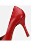 Women's Leather Red Classic Stiletto - 6