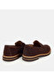 Men's Suede Leather Brown Classic Loafers - 4