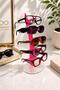 Glasses Stand Sailing Model, 5 Glasses Capacity Stand Dark Pink - 3