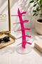 Glasses Stand Sailing Model, 5 Glasses Capacity Stand Dark Pink - 2