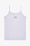 Girl's Off-White Lovely Unicorn Patterned 2-Piece Undershirt - 3