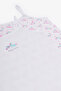 Girl's Off-White Lovely Unicorn Patterned 2-Piece Undershirt - 2