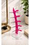 Glasses Stand Sailing Model, 5 Glasses Capacity Stand Dark Pink - 4