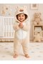 Girl Boy Baby Welsoft Plush Jumpsuit Hooded Zippered Winter Baby Romper Soft Fleece Astronaut Jumpsuit with Teddy Bear Figure - 3