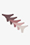 Chocolate 5-Pack Tanga - 4