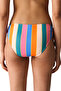 Katelyn Ring Striped Mid-Waist Bikini Bottom - 2
