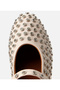 Women's Beige Stone Ballerinas - 4
