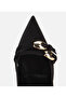 Women's Black Gold Detailed Open-Back Stiletto - 5