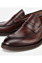 Men's Leather Brown Classic Loafer Shoes - 3