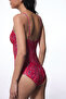 Colorful Ethnic Patterned Bandana Swimsuit - 4