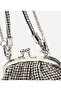 Women's Lame Stone Portfolio Bag - 4