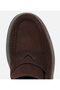 Men's Suede Leather Brown Thick Soled Casual Loafer - 5