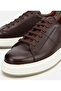 Men's Leather Brown Soft Textured Casual Shoes - 3