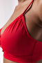 Red Front Opening Underwire Bikini Top - 3