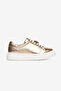 Valencia Women's Sneaker Gold Genuine Leather Comfort Soft Sole - 2