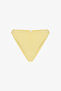 Yellow Minimal Mid-Waist Bikini Bottom - 4