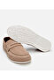Men's Nubuck Beige Comfortable Sole Loafer - 6