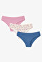 Floral Rose Harmony 3-Pack Hipster Briefs