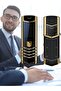 Standard Gold Classic Senior Mobile Phone Elegant Metal Signature Handmade Cellphone Dual SIM Blueto - 8
