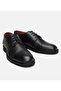 Men's Leather Black Ultra Light Sole Classic Shoes - 2