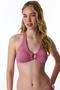 Rose Pink Clean Hot Bikini Top