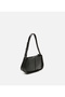 Women's Leather Black Adjustable Strap Mini Bag - 2