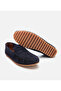 Men's Suede Leather Navy Blue Flexible Sole Casual Loafer - 6