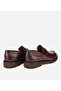 Men's Leather Brown Classic Loafer Shoes - 4