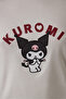 Off-White Kuromi Printed Boat Neck Cotton Long Sleeve Pajamas Set - 3