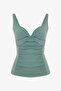 Shirred Bikini Top - 5